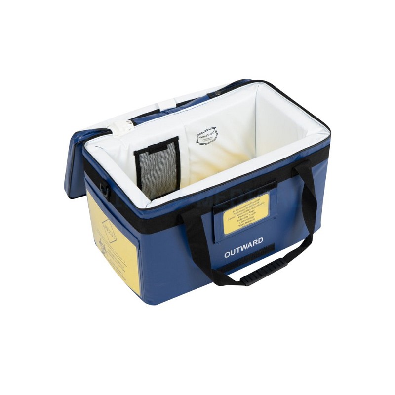 Blue Biohazard Transport Bag